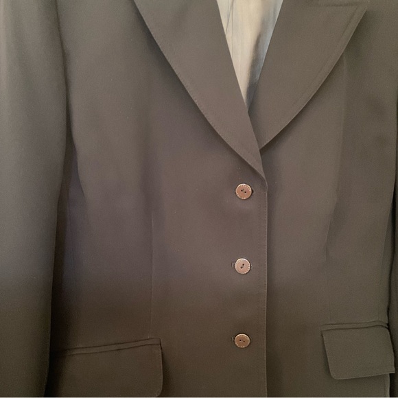 Tahari Blazer Women’s Black 3 Button Size 6 - Picture 5 of 10